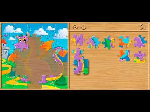 🐉 Purple Dragon Jigsaw Puzzle - Jigsaw Puzzles for Kids Walkthrough