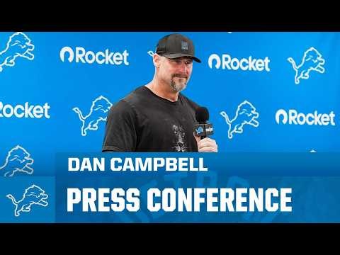 Dan Campbell Minicamp Press Conference: Day One | June 16, 2026