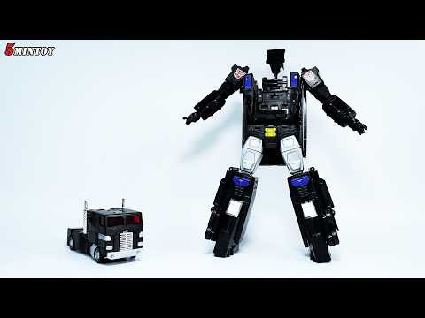 PRIME'S IN BLACK! Powermaster Optimus Prime Dark Guts Full Version