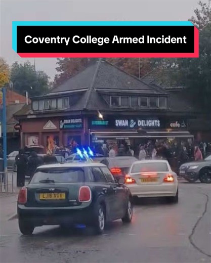 Coventry college armed incident 😳 #coventry #westmidlands #news #crime #incident source credit: BBC News Coventry Live