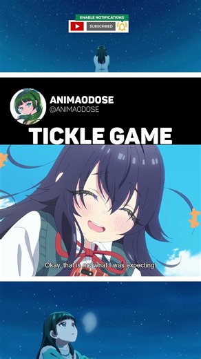 TICKLE GAME😍 #anime #shorts #fyp #kiminokotogadaidaidaidaisuki