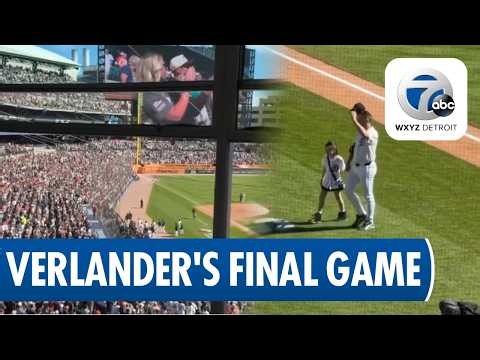 Watch Justin Verlander Walk Off Comerica Park for the Final Time