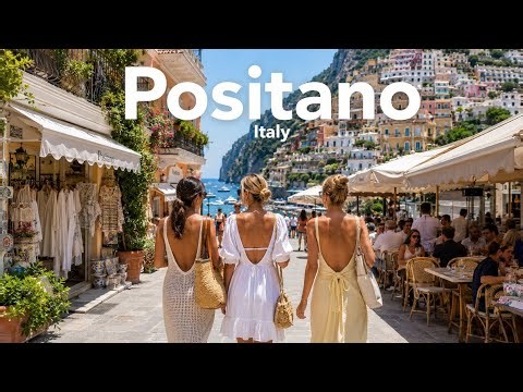 Positano Italy 🇮🇹 — Cliffside Streets & Amalfi Coast Walk | 4K HDR