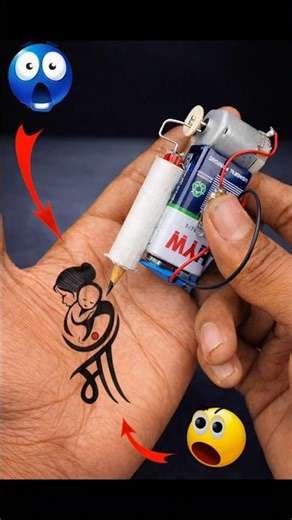 DC motor se banaen drawing machine best school project #viral #science #shorts