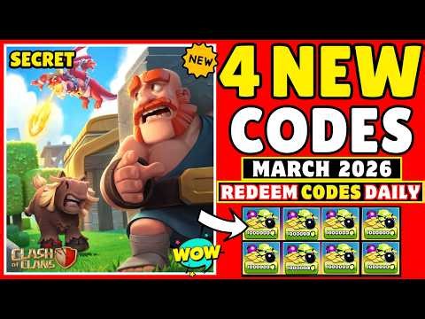 ☑️ACTIVE CODES☑️⚡MARCH⚡CLASH OF CLANS REDEEM CODES 2026 | LATEST COC CODES 2026