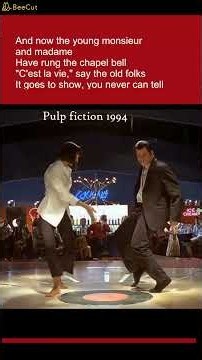 Pulp fiction_ You never can tell (Chuck Berry 1964) #annee60 #pulpfiction
