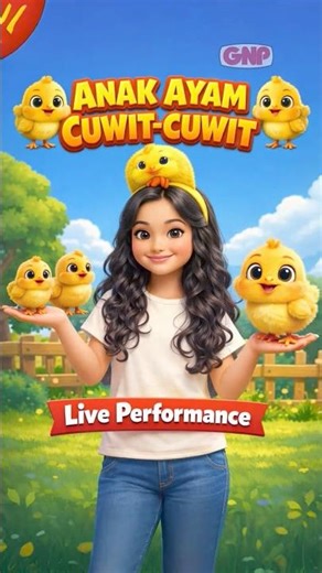 ayam kecil lucu #shereenaintzane #anakayamcuwitcuwit #liveperformance #gnpmusic