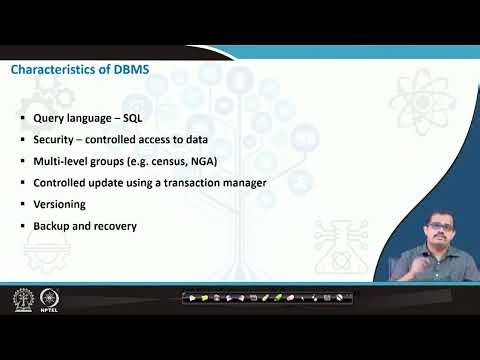 Lec32: DataBase Management System - Introduction #CH27SP #swayamprabha