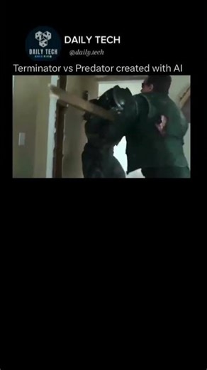 Terminator vs. Predator: The AI Movie.#reels #aivideo #shorts