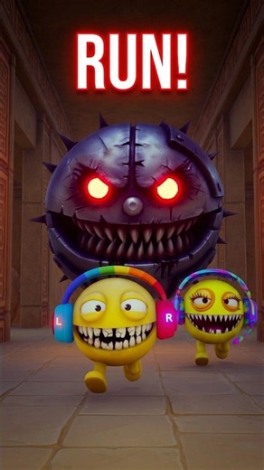 pacman vs robot monster pac #animation