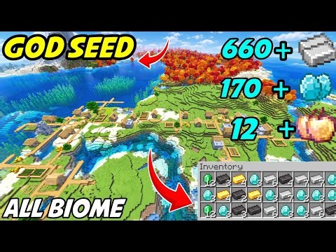 🔥BEST God Seed For Minecraft 26.51 Bedrock & PE | 5 Blacksmiths + All Biomes