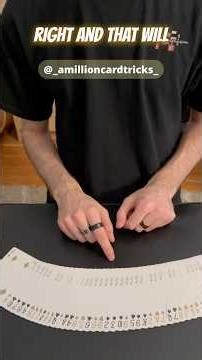 Easy Selection - Card Trick Tutorial #magic #tricks #tutorial