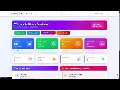 library ERP using laravel
