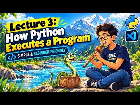 How Python Executes a Program | Source Code, Bytecode & Python Virtual Machine (PVM) | Lec 03