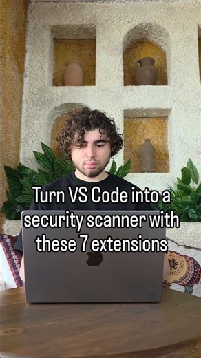 Turn VS Code into a security scanner with these 7 extensions #shorts