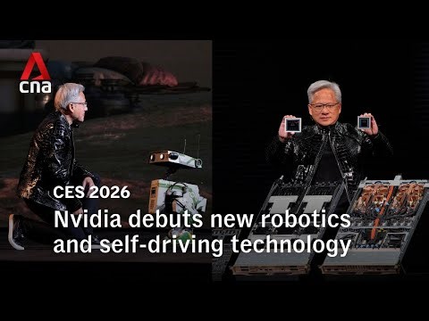 Nvidia debuts new robotics and self-driving technology at CES 2026