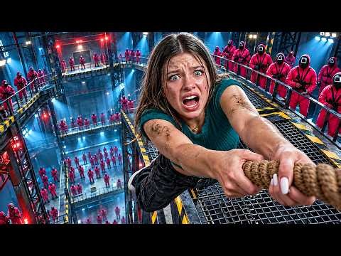 Surviving Every Netflix Show in 24 Hours! (Squid Game Challenge) | Salish & Jordan Matter