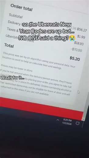 Latest Uber Eats Promo Codes for January 2026