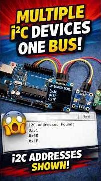 Multiple I2C Devices on ONE Arduino Bus 🤯 (Addresses + Full Demo) | Arduino UNO i2c | AkashWave RF 📡