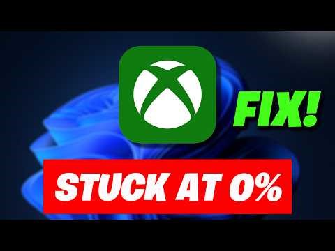 Xbox App Stuck At Installing Update 0% Screen On PC FIX