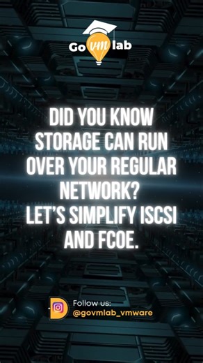 iSCSI or FCoE? VMware Storage Choice Explained in 60 Seconds | vSphere 8.x | GoVMlab