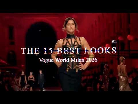 THE 15 BEST LOOKS Vogue World Milan 2026 - 4K