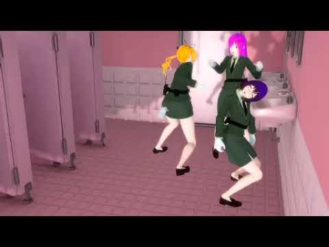 【リョナ】美少女が休憩中にneck chopと腹パンで不意打ちされて気絶する