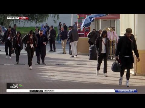 Bafana arrive in Rabat ahead of last-16 clash against Cameroon