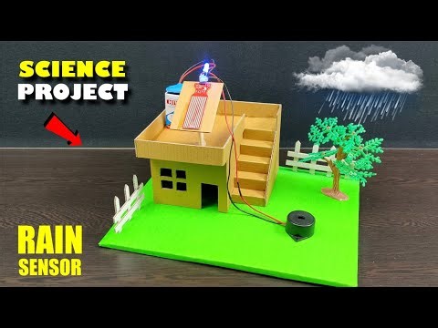 How To Make Automatic Rain Detector Project|| Science Working Project|| Rain Detector Project|| Iot