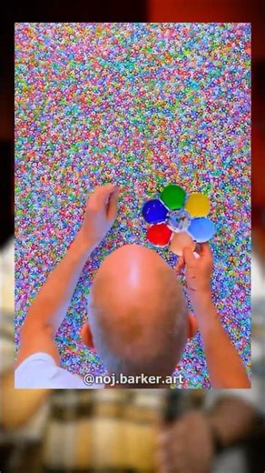 Sirf DOTS Se Bani Lakho Ki Painting #shorts