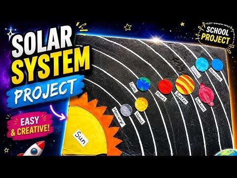 Solar system project | easy project | anyone can make it | solar system #solarsysyem