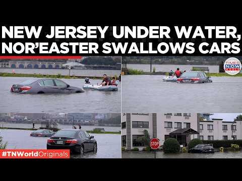 NOR’EASTER CHAOS: New Jersey Cars Submerged as Storm Batters US Northeast | Times Now World