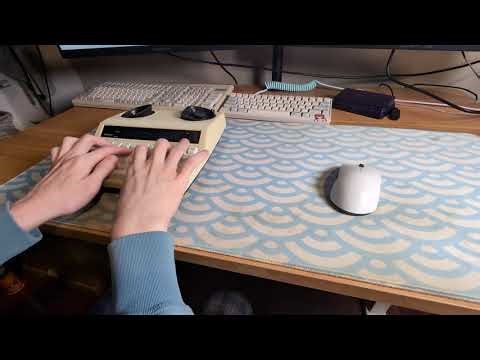 Ultratec Minicom IV Typing Test (linear white taiwan jet axis)