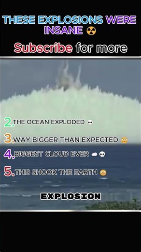 Top 5 Biggest Nuclear Explosions Ever ☢️😳