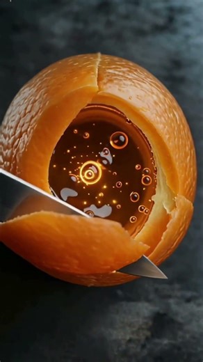 Inside This Orange… Pure Energy Was Flowing ⚡🍊