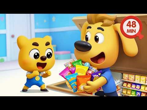 The Secret Grocery Store | Fun Stories | Safety Rules | Kids Cartoon | Sheriff Labrador