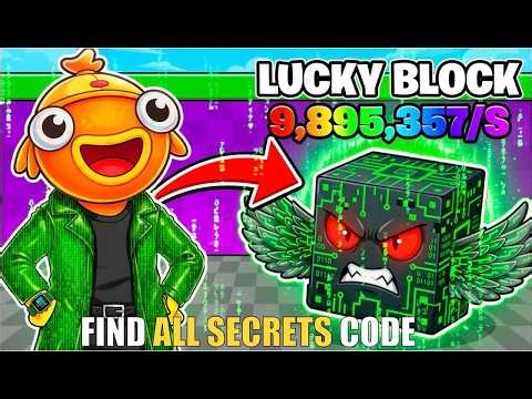 BE A LUCKY BLOCK TYCOON MAP FORTNITE CREATIVE - FIND ALL SECRETS CODE (HACKER EVENT)