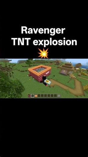 Ravenger TNT explosion #minecraft
