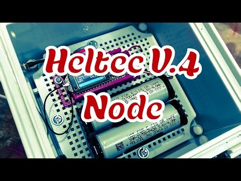 Solar Box Setup For Meshcore / Meshtastic | Heltec V.4 With 21700 Batteries