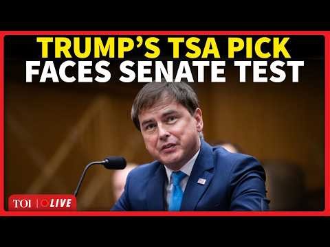 US SENATE LIVE: Trump’s TSA Pick David Cummins Faces Confirmation Hearing