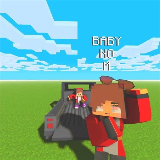 Jj Maizen sister Mikey Come To Brazil | MINECRAFT ANIMATION #shorts