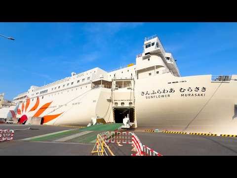 Riding Japan’s Luxury Overnight Ferry Suite with Delicious Food | Oita - Osaka 🇯🇵🛳️