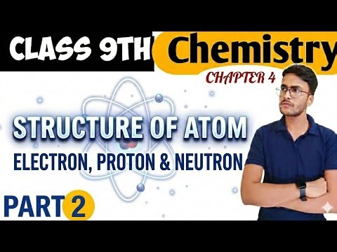 Structure of Atom Class 9 | Electron Proton Neutron Explained | Chapter 4 Chemistry Part 2 | NCERT