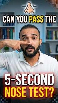 Check Your Nose in 5 Seconds… This Might Surprise You 😳