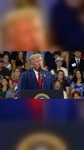 Trump holds hands with young boy during Georgia event on savings accounts