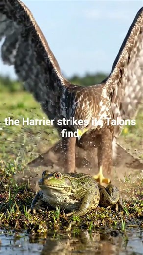 Hawk Attacks Giant Toad | Fierce Field Hunt Scene @BirdWorldDaily