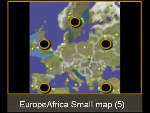 Command and Conquer Generals Zero Hour Online FFA on Map of Europe - 112