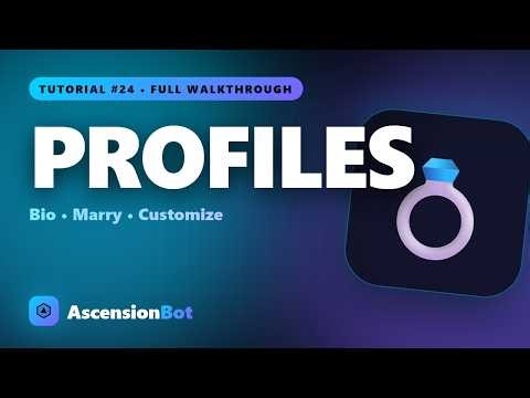 Profiles — bios, marriage, custom colors and a public page, fully explained