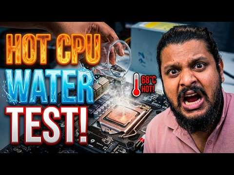I Dropped Water on a HOT CPU… Here’s What Happened! | Insane Experiment