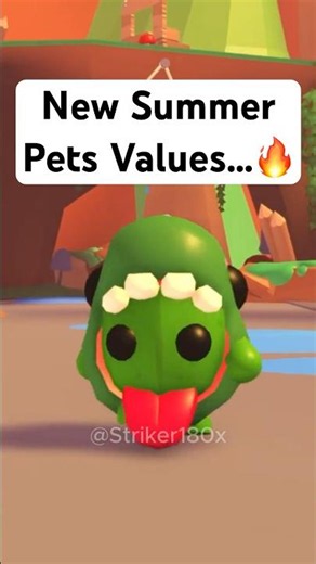 NEW Summer Pets VALUE Updates in Adopt Me...🔥#adoptme #roblox